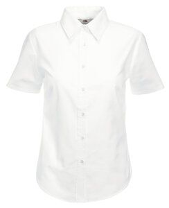 Fruit of the Loom 65-000-0 - Camicia donna Oxford maniche corte