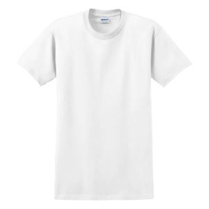 Gildan 2000 - T-shirt da uomo in cotone ultra 100%. Bianco