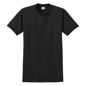 Gildan 2000 - T-shirt da uomo in cotone ultra 100%. Nero