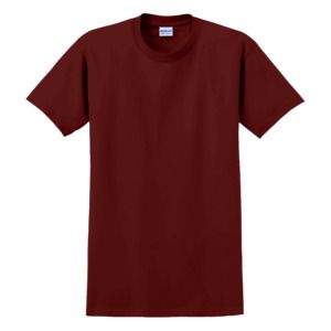 Gildan 2000 - T-shirt da uomo in cotone ultra 100%. Maroon