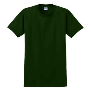 Gildan 2000 - T-shirt da uomo in cotone ultra 100%. Verde bosco