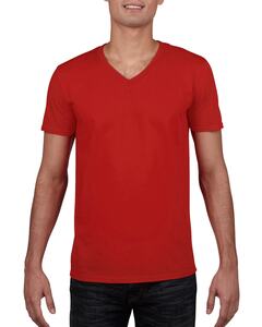 Gildan 64V00 - T-shirt uomo con scollatura a V Softstyle® Red