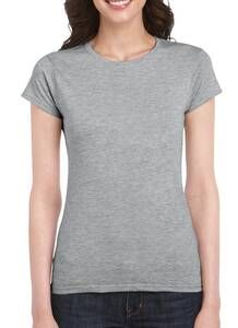 Gildan 64000L - T-shirt da donna a maniche corte RingSpun Sport Grey