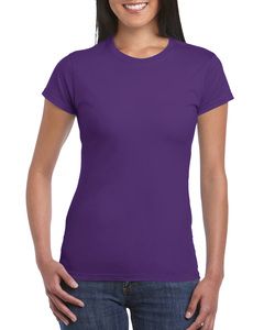 Gildan 64000L - T-shirt da donna a maniche corte RingSpun Purple