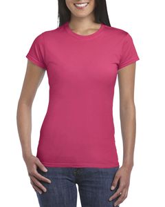 Gildan 64000L - T-shirt da donna a maniche corte RingSpun Heliconia