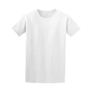 Gildan 64000 - T-shirt ring-spun Bianco
