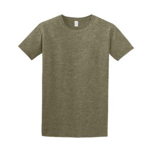 Gildan 64000 - T-shirt ring-spun Heather Military Green