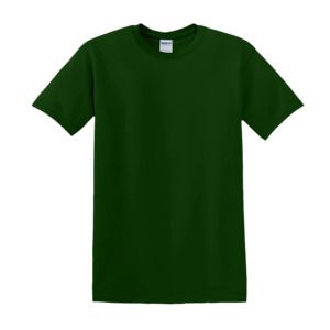 Gildan 5000 - Maglietta da uomo pesante Verde bosco