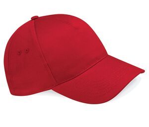 Beechfield B15 - Cappellino Ultimate 5 pannelli Classic Red