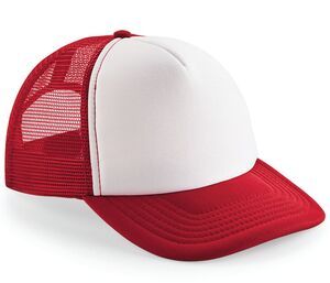 Beechfield BC645 - Cappellino Vintage Snapback Classic Red / White