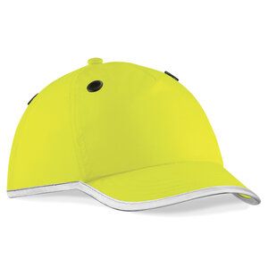 Beechfield BC535 - Cappellino Bump EN812 alta visibilità Fluorescent Yellow