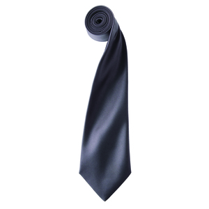 Premier PR750 - Colours satin tie Dark Grey