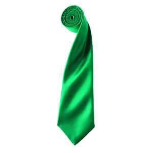 Premier PR750 - Colours satin tie Verde smeraldo