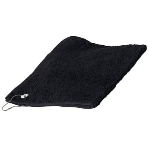 Towel City TC013 - Asciugamano da golf - Gamma Lusso Nero