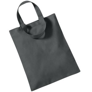 Westford mill WM104 - Tote Bag Manici corti Graphite Grey