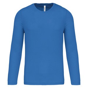ProAct PA443 - T-Shirt Uomo Maniche Lunghe Aqua Blue