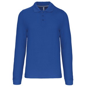 Kariban K243 - POLO PIQUE' UOMO MANICHE LUNGHE Light Royal Blue