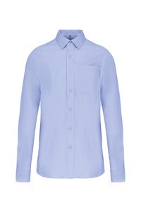 Kariban K541 - CAMICIA UOMO MANICHE LUNGHE POPELINE Bright Sky