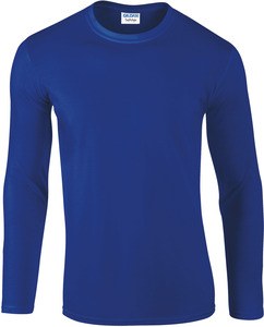 Gildan GI64400 - T-shirt uomo maniche lunghe Softstyle® Blu royal