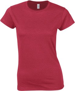 Gildan GI6400L - T-shirt da donna 100% cotone Antique Cherry Red