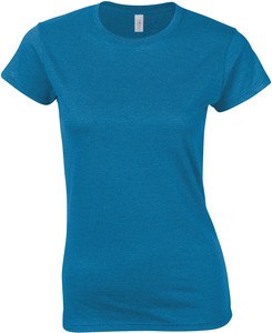 Gildan GI6400L - T-shirt da donna 100% cotone Antique Sapphire