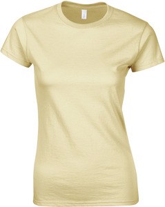 Gildan GI6400L - T-shirt da donna 100% cotone Sabbia