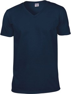 Gildan GI64V00 - T-shirt uomo con scollatura a V Softstyle® Navy/Navy
