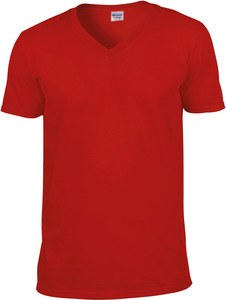 Gildan GI64V00 - T-shirt uomo con scollatura a V Softstyle® Red