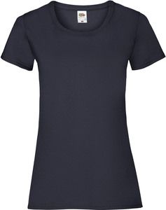 Fruit of the Loom SC61372 - T-shirt da donna in cotone Deep Navy