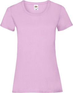 Fruit of the Loom SC61372 - T-shirt da donna in cotone Light Pink