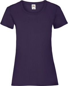Fruit of the Loom SC61372 - T-shirt da donna in cotone Purple