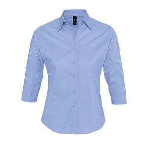 SOLS 17010 - Effect Camicia Donna Stretch Manica 3/4