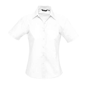 SOL'S 16030 - Elite Camicia Donna Oxford Manica Corta Bianco
