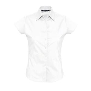 SOL'S 17020 - Excess Camicia Donna Stretch Manica Corta Bianco