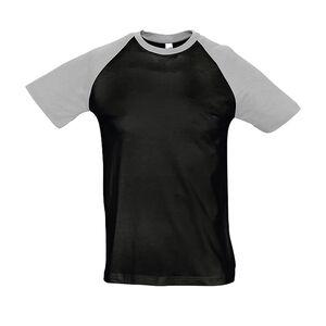 SOLS 11190 - Funky T Shirt Uomo Bicolore Manica Corta A Raglan