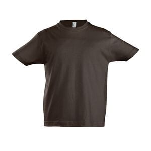 SOL'S 11770 - Imperial KIDS T Shirt Bambino Girocollo Cioccolato
