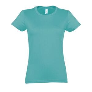 SOL'S 11502 - Imperial WOMEN T Shirt Donna Girocollo Blu caraibi