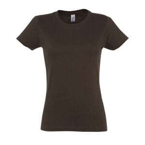 SOL'S 11502 - Imperial WOMEN T Shirt Donna Girocollo Cioccolato
