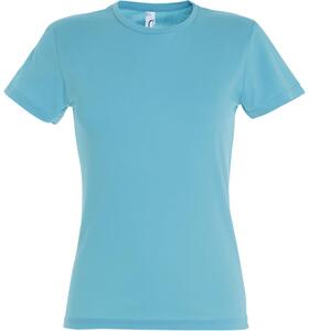 SOL'S 11386 - MISS T Shirt Donna Girocollo Blu atollo
