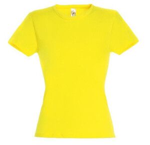 SOL'S 11386 - MISS T Shirt Donna Girocollo Giallo limone