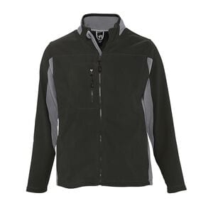 SOL'S 55500 - NORDIC Giacca Uomo Bicolore In Pile Nero