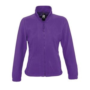 SOL'S 54500 - NORTH WOMEN Giacca Donna In Pile Viola scuro