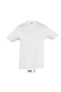 SOL'S 11970 - REGENT KIDS T Shirt Bambino Girocollo Blanc chiné