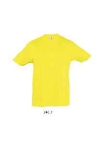 SOL'S 11970 - REGENT KIDS T Shirt Bambino Girocollo Giallo limone