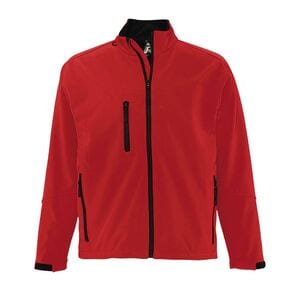 SOL'S 46600 - RELAX Giacca Uomo Softshell Full Zip Rosso peperoncino
