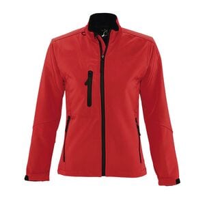 SOL'S 46800 - ROXY Giacca Donna Softshell Full Zip Rosso peperoncino