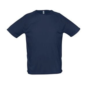 SOL'S 11939 - SPORTY T Shirt Uomo Manica A Raglan Blu oltremare
