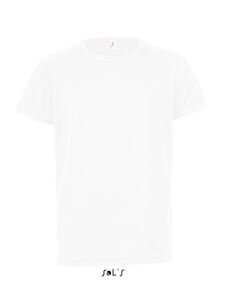 SOL'S 01166 - SPORTY KIDS T Shirt Bambino Manica A Raglan Bianco