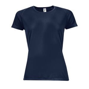 SOL'S 01159 - SPORTY WOMEN T Shirt Donna Manica A Raglan Blu oltremare