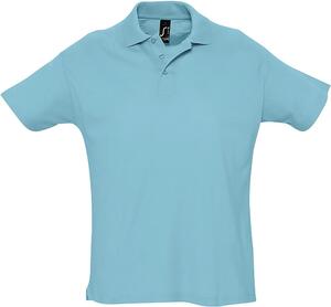 SOL'S 11342 - SUMMER II Polo Uomo Manica Corta Blu atollo